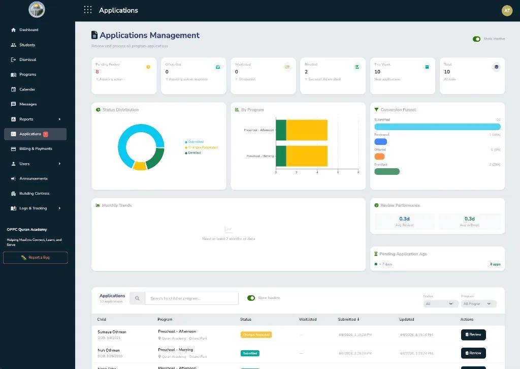 Applications Management