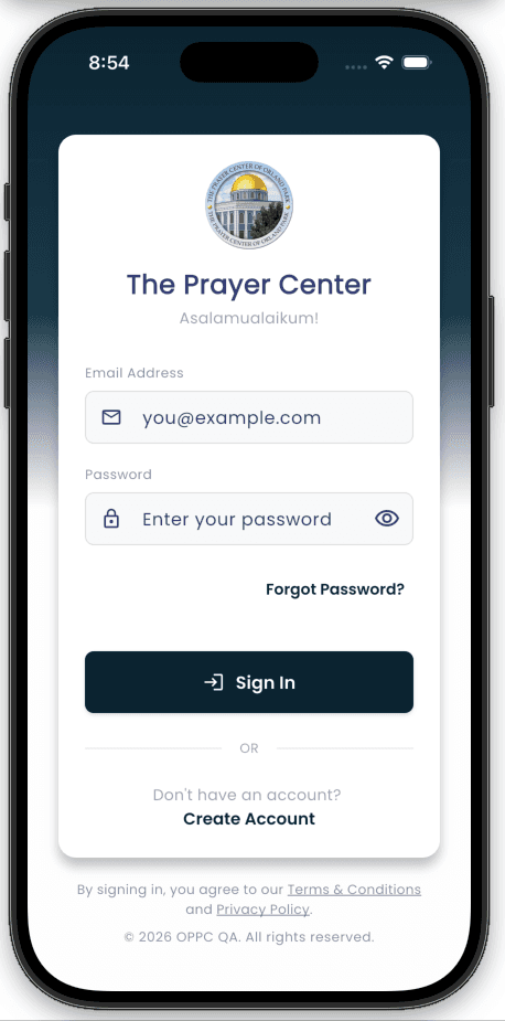 OPPC — Branded Login