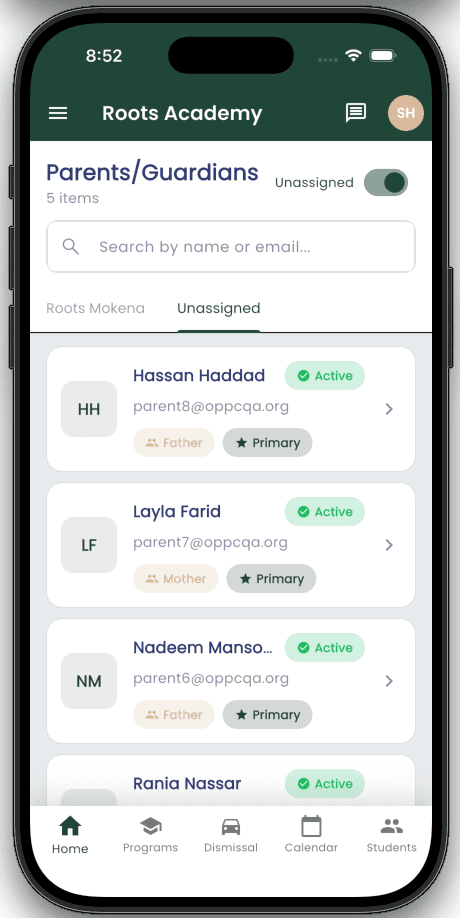 Roots Academy — Parents & Guardians