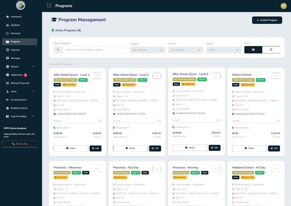 Lantern Web Dashboard